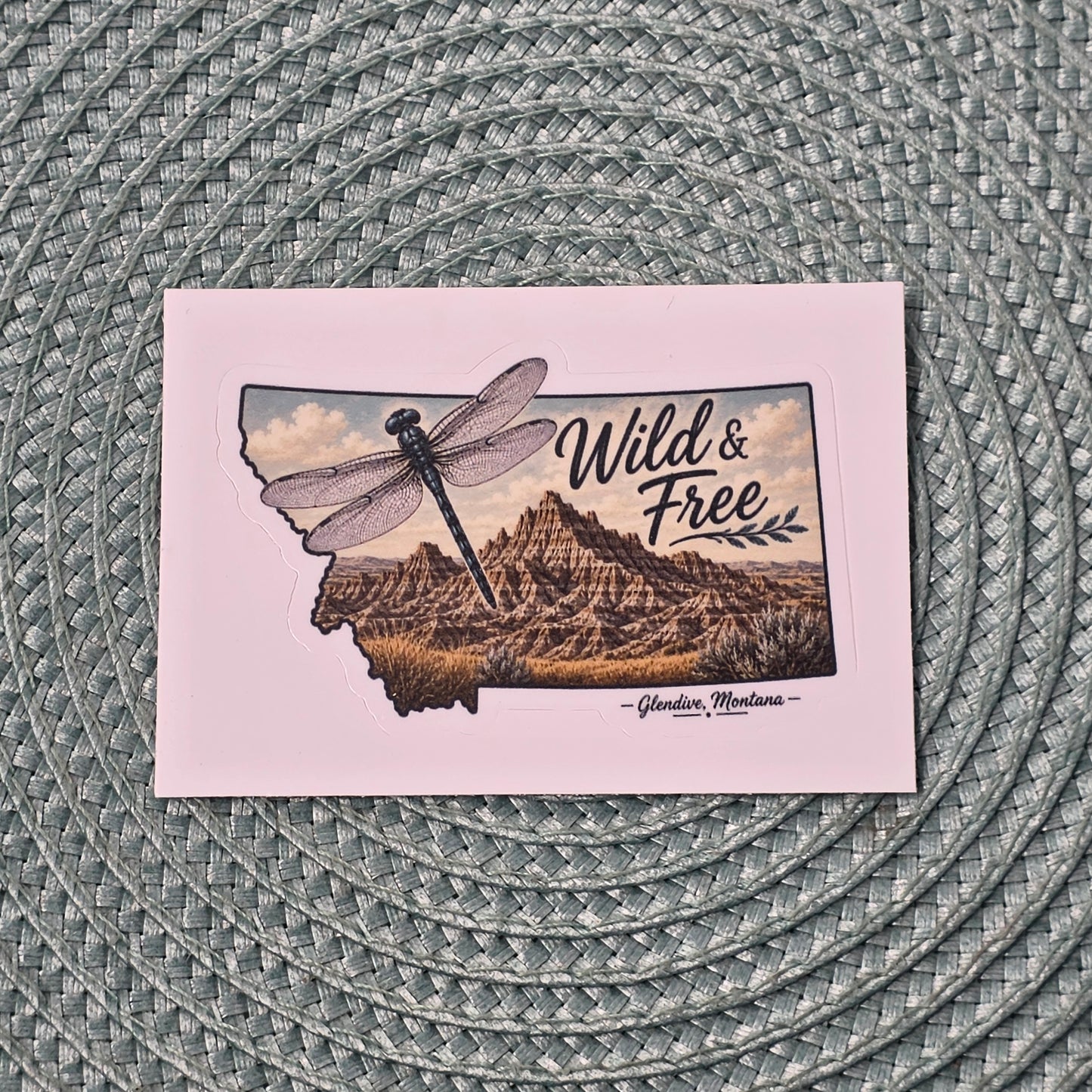 Sticker - Wild & Free Montana