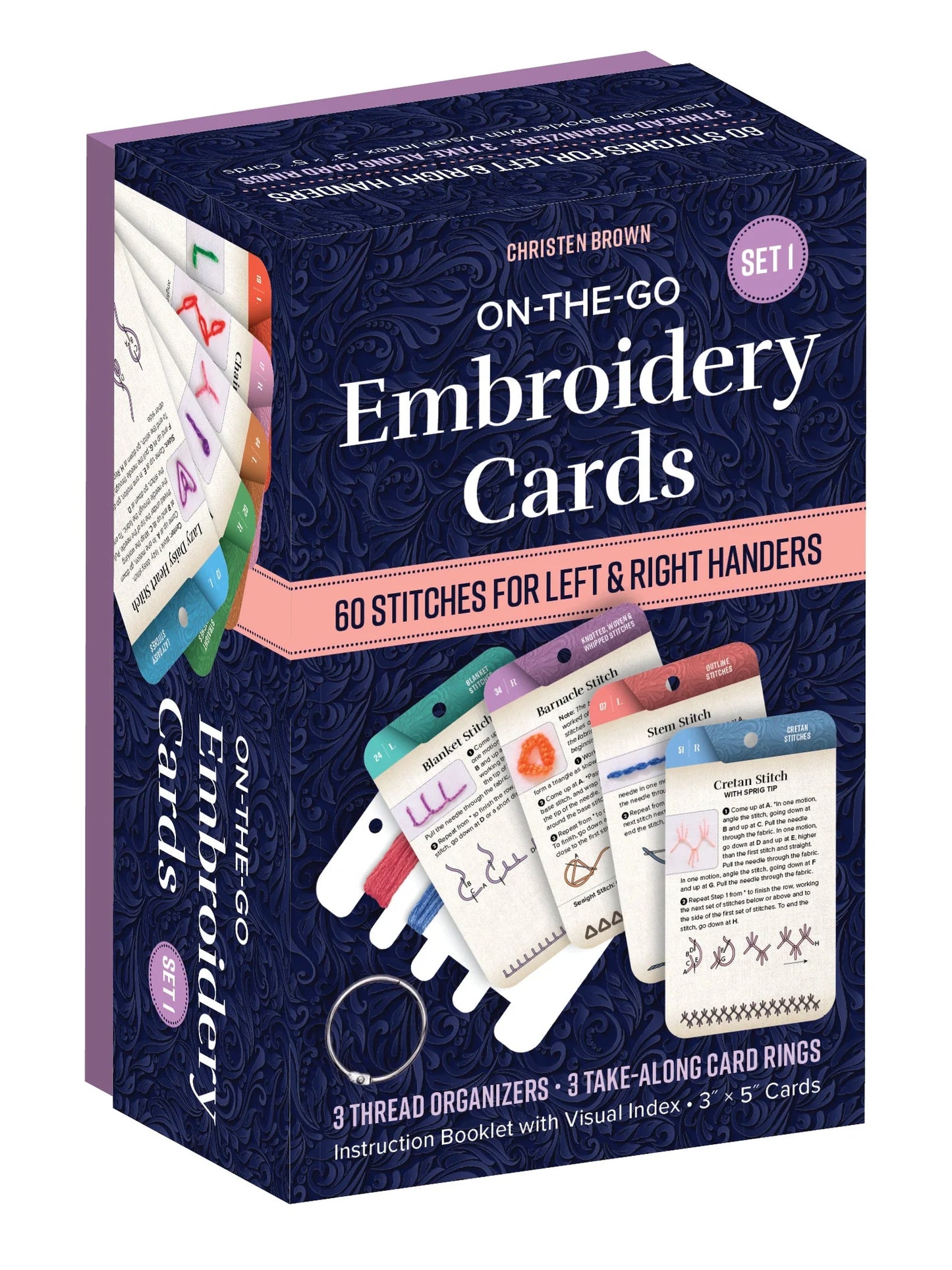 On The Go Embroidery Cards - Set 1