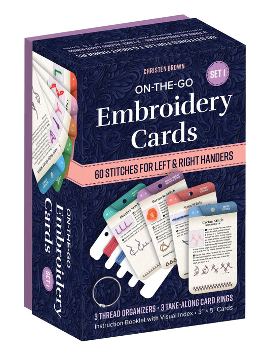 On The Go Embroidery Cards - Set 1
