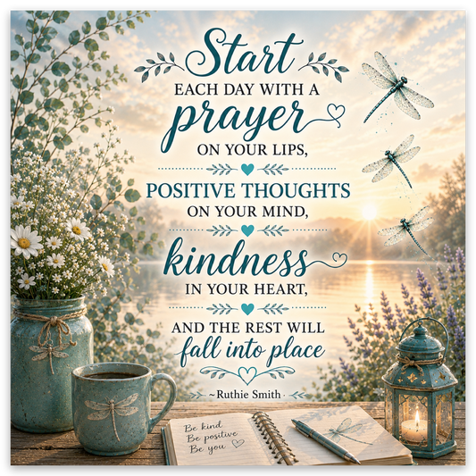 Sticker - Start Each Day - TDC