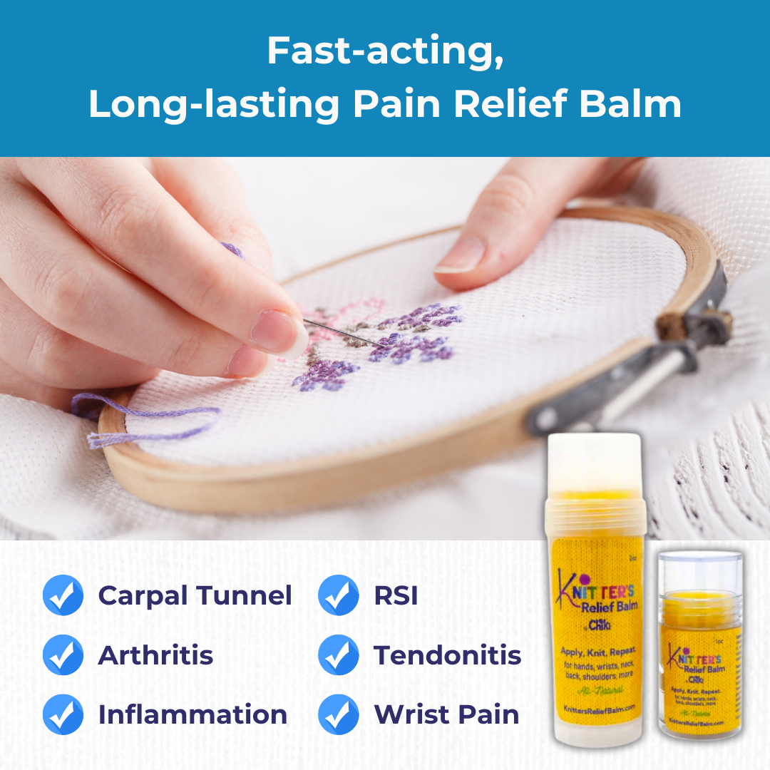 Knitter's Relief Balm with CBD