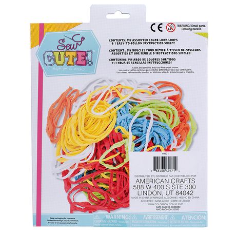 Colorbok Sew Cute! You Design It Loom Loop Refill Kit