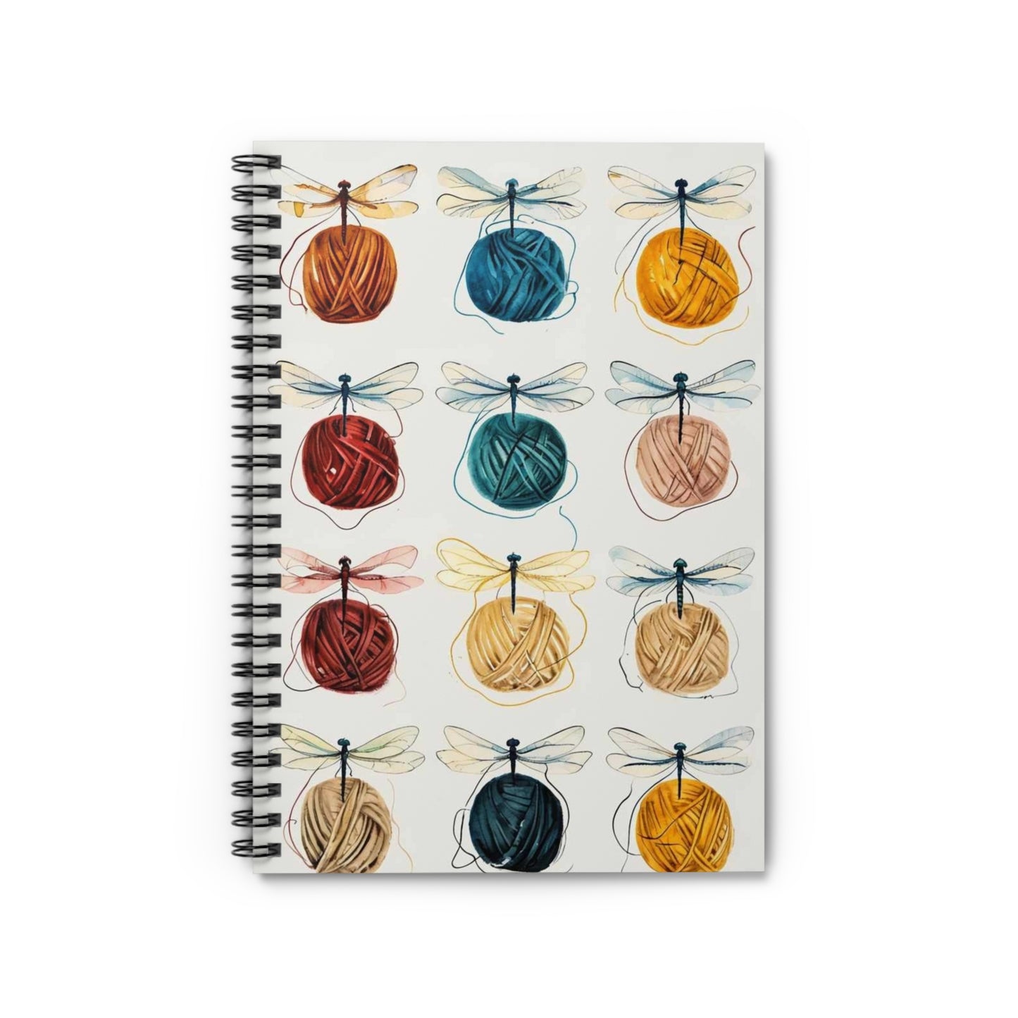 Notebook - Yarn Balls and Dragonflies