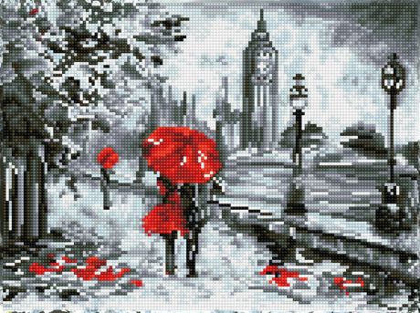 Diamond Dotz Diamond Art Kit 22.44"X16.14" - Splash of Red