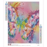 Camelot Dots Diamond Art Kit 11.8"X15.7" - Butterfly Imprint