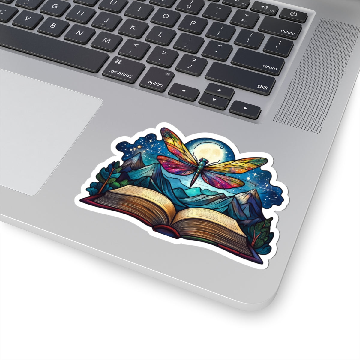 Sticker - Dragonfly & Open Book