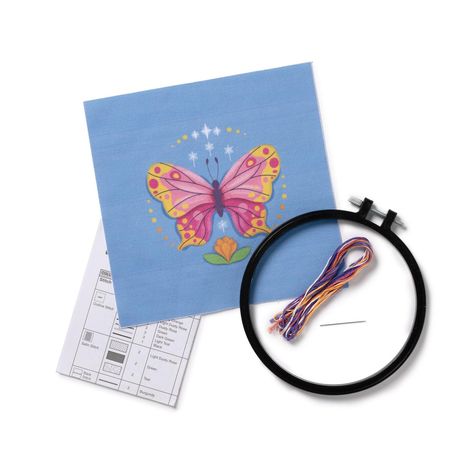 Bucilla Mindful Counted Cross Stitch - Energetic Butterfly