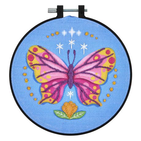 Bucilla Mindful Counted Cross Stitch - Energetic Butterfly