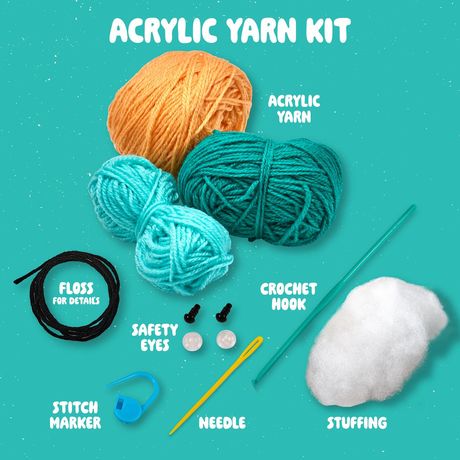 Bucilla Amigurumi Kit - Turtle Crochet Kit