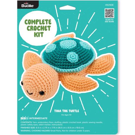Bucilla Amigurumi Kit - Turtle Crochet Kit