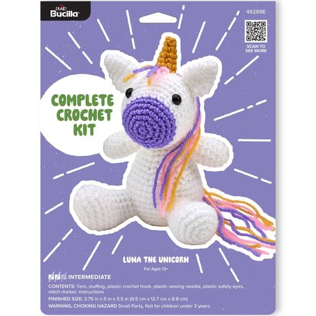Bucilla Amigurumi Kit - Unicorn Crochet Kit