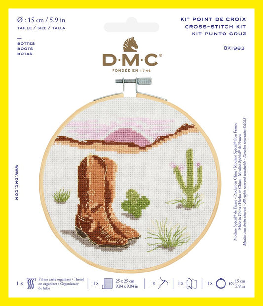 DMC Counted Cross Stitch Kit - Boots