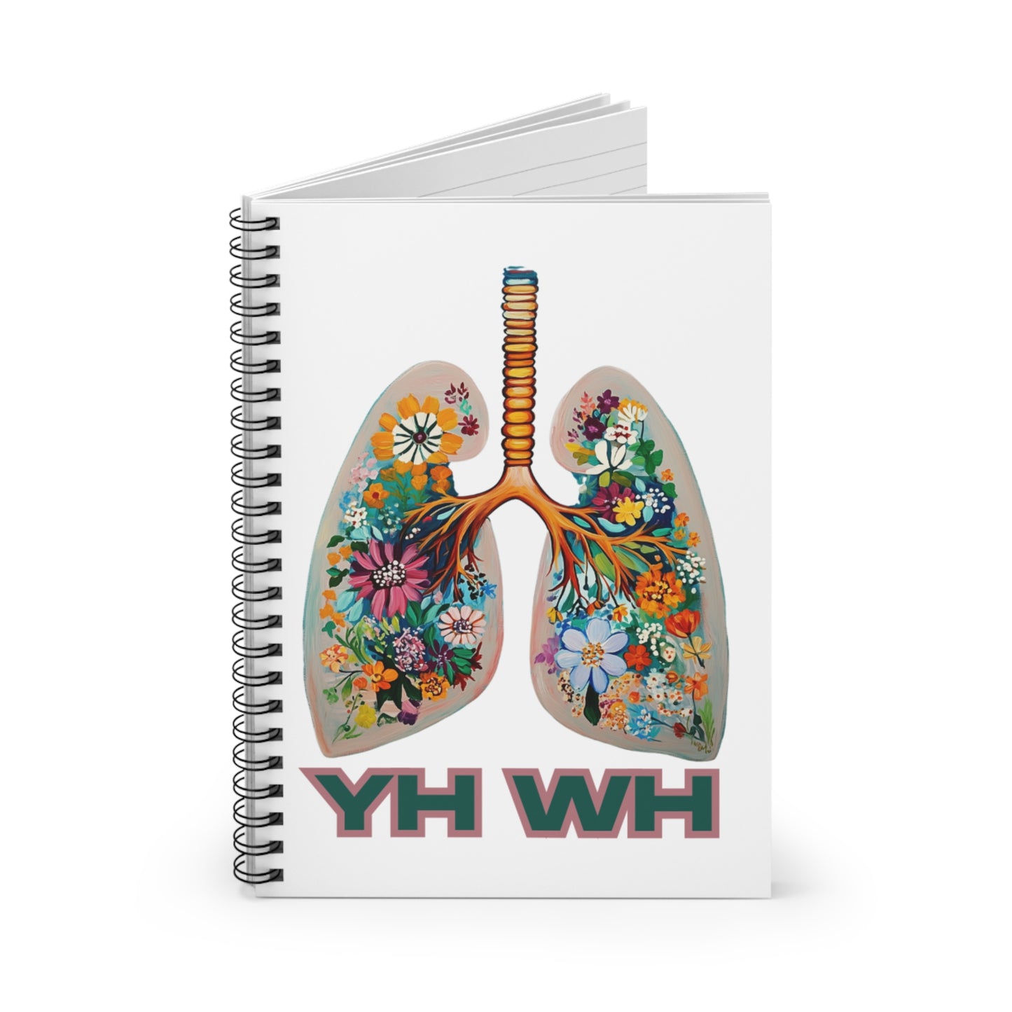 Notebook - YH WH - Yah Wah - Floral Lungs