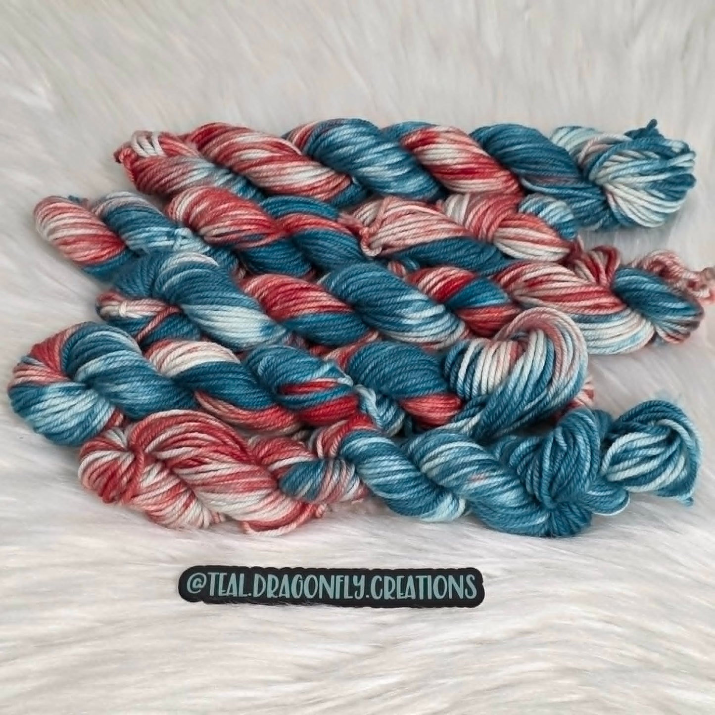 Hand-Dyed DK Minis - Rocket Popsicle - Soul Sisters Fibers