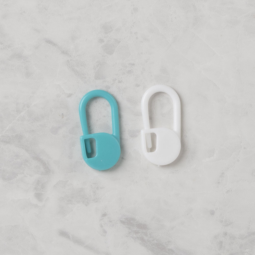 Stitch Markers - Locking - Teal