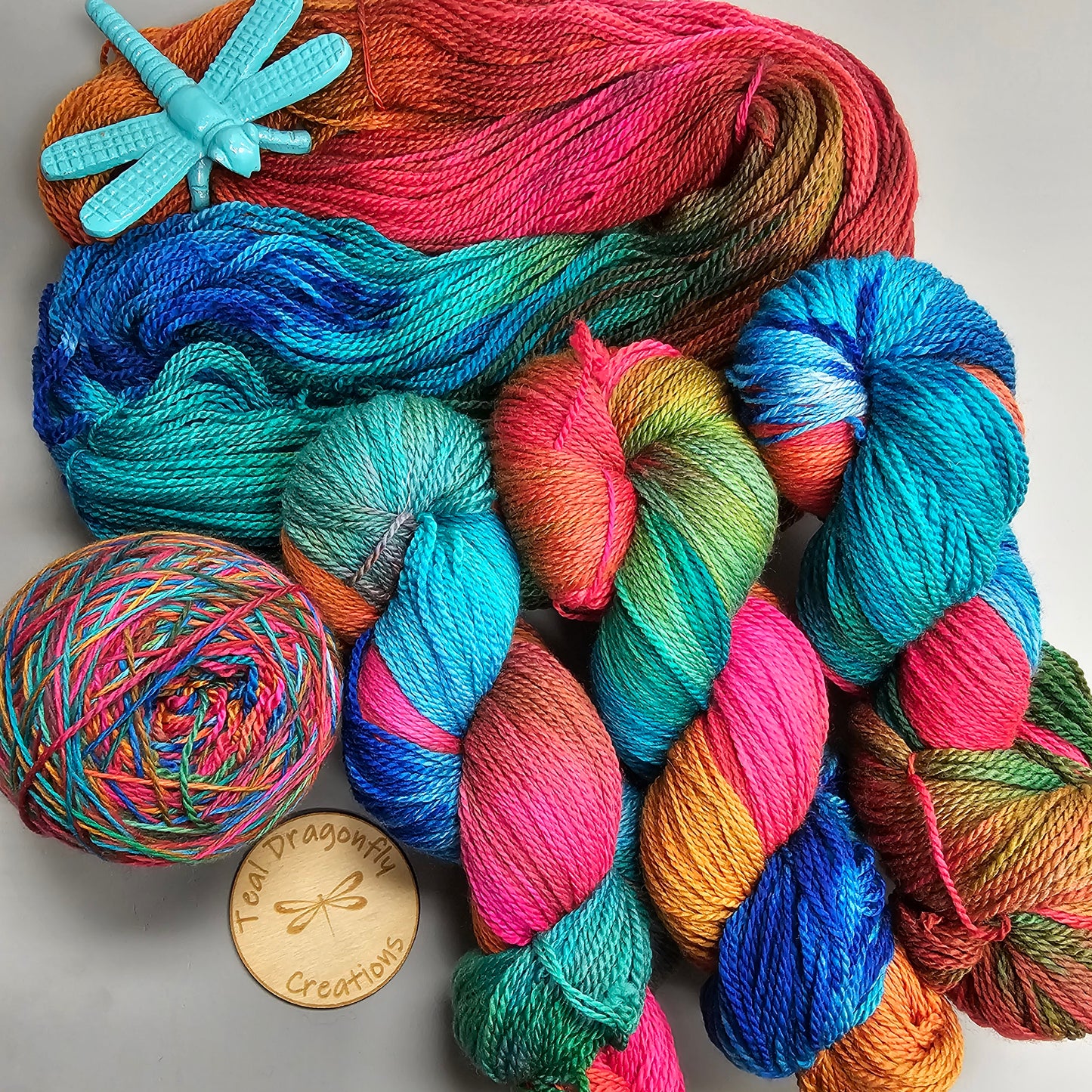 Hand-Dyed OOAK Wool Yarn - Soul Sisters Fibers