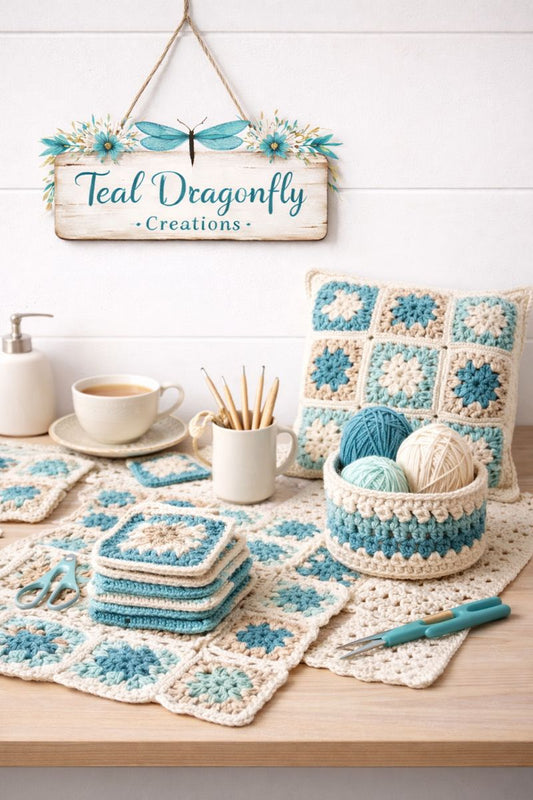 National Hobby Month - Granny Square Demonstration