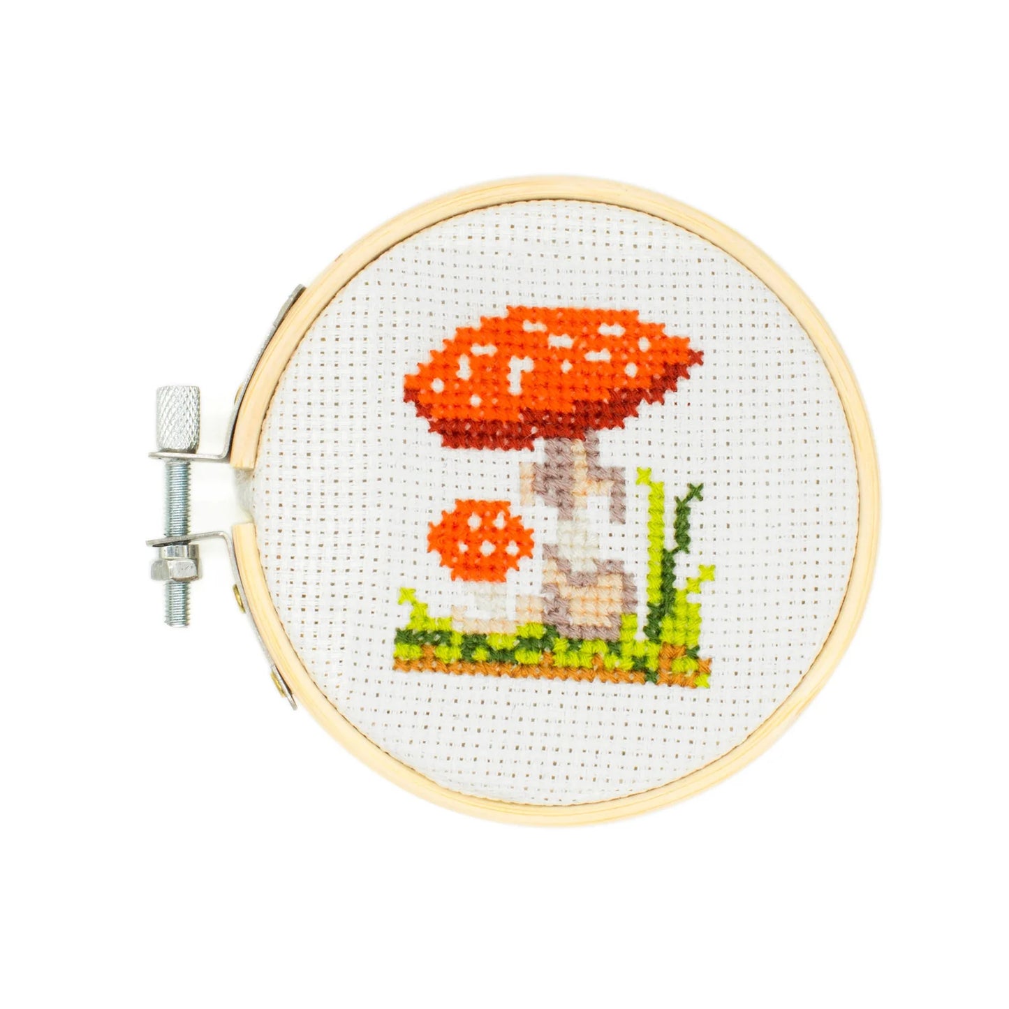 Mini Embroidery Kit - Mushroom