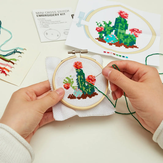 Mini Embroidery Kit - Cactus