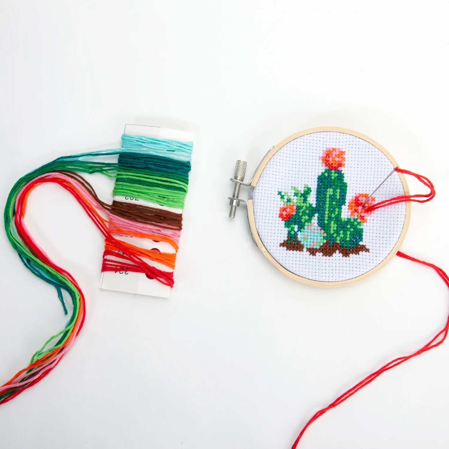 Mini Embroidery Kit - Cactus