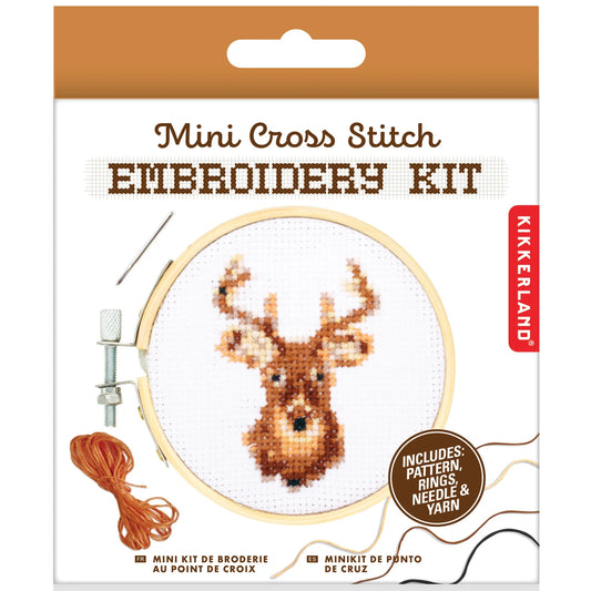 Mini Embroidery Kit - Deer