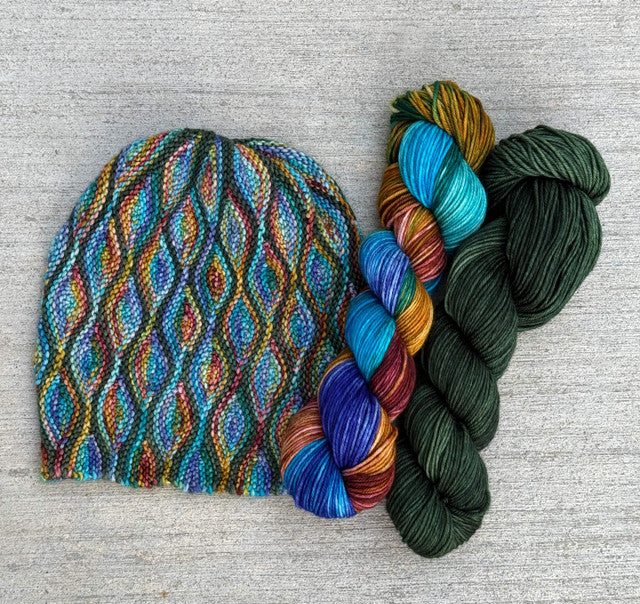 Rhinebeck Hat Kit - Polka Dot Sheep
