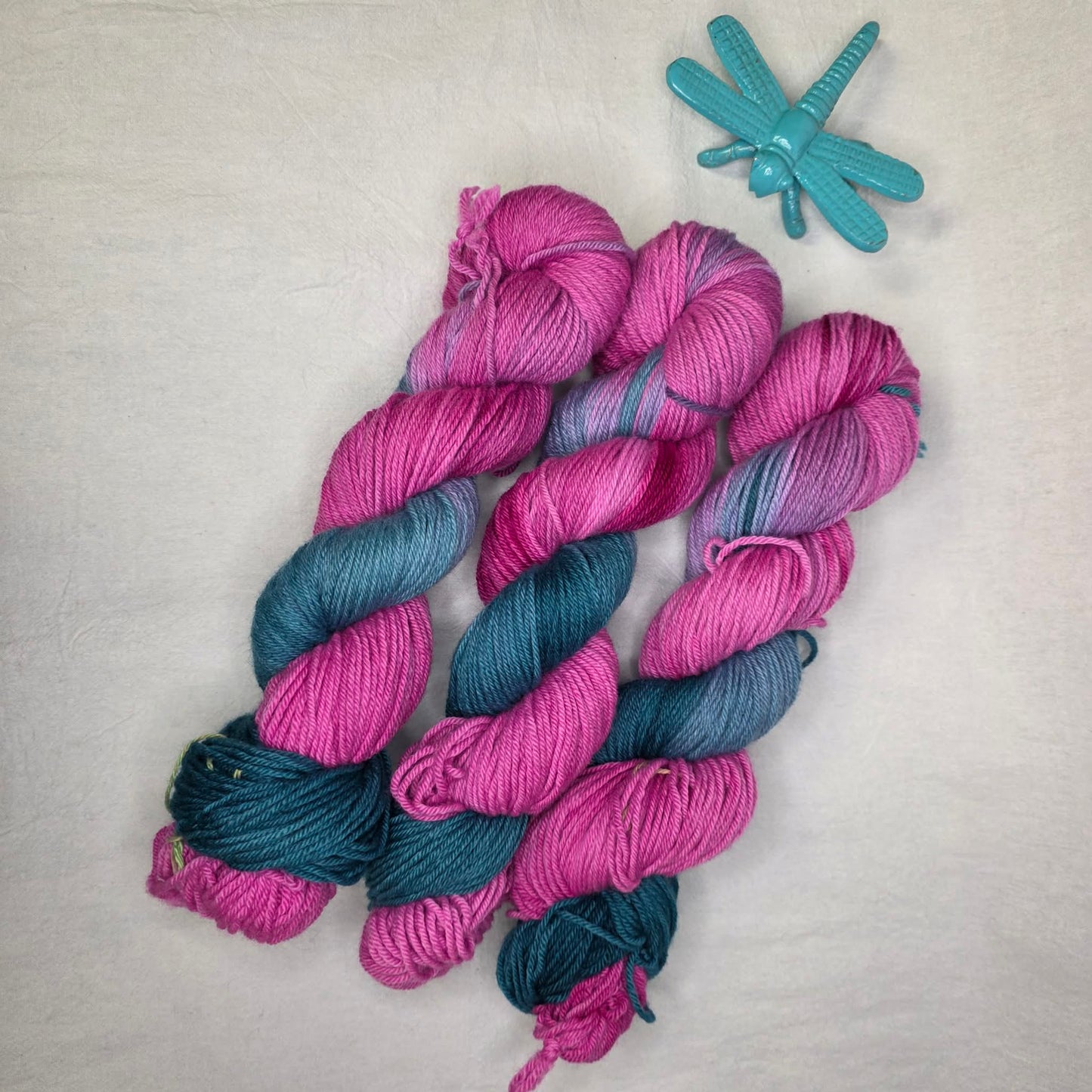 Hand-Dyed Worsted - Joyful Flutter - Soul Sisters Fibers
