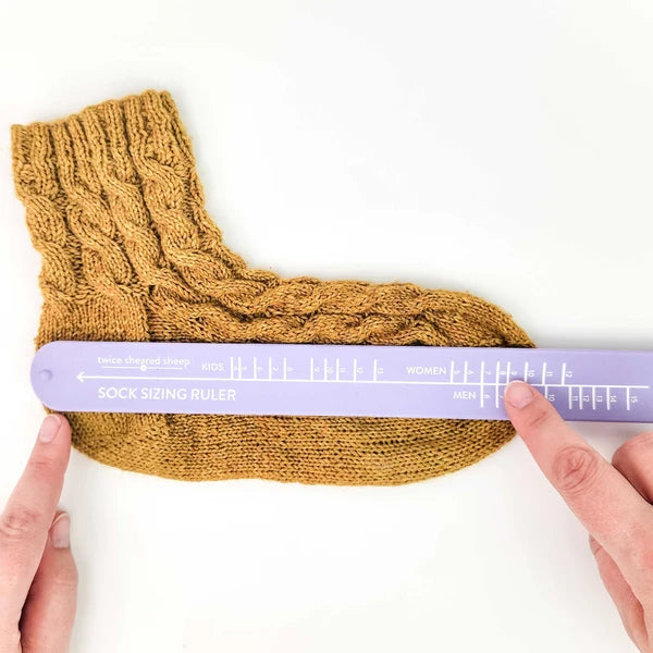 Sock Sizing Ruler - Snap Bracelet Ruler