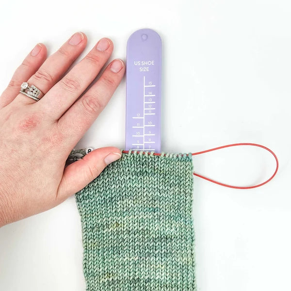 Sock Sizing Ruler - Snap Bracelet Ruler