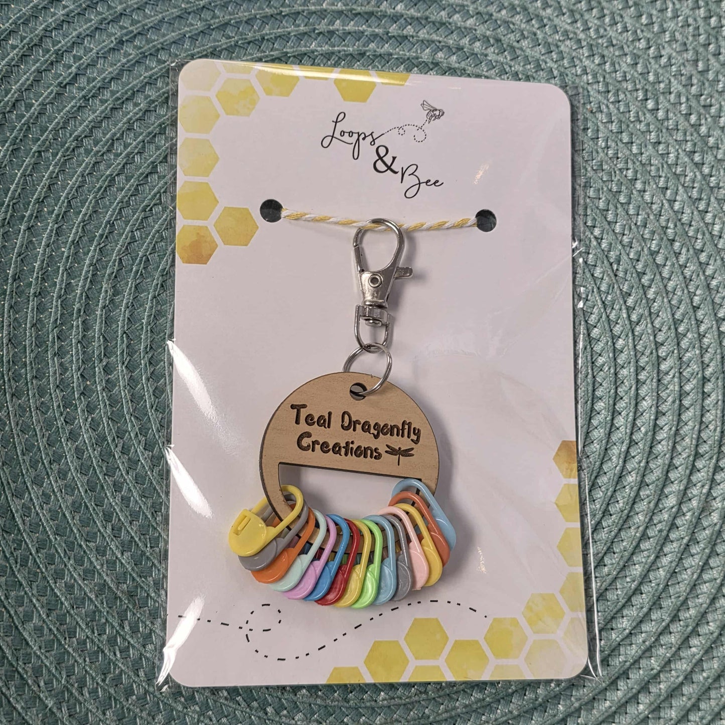 TDC Stitch Marker Holder with Keychain