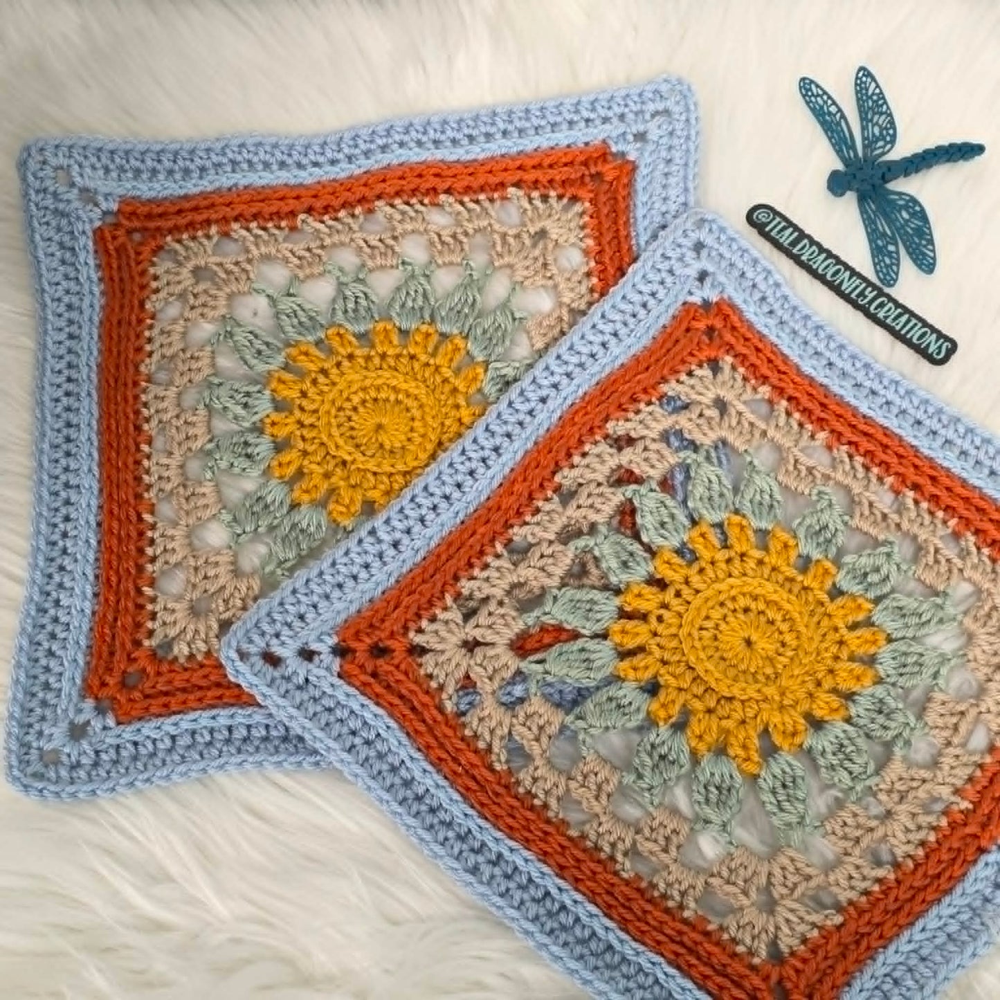 Montana Badlands Square - Crochet