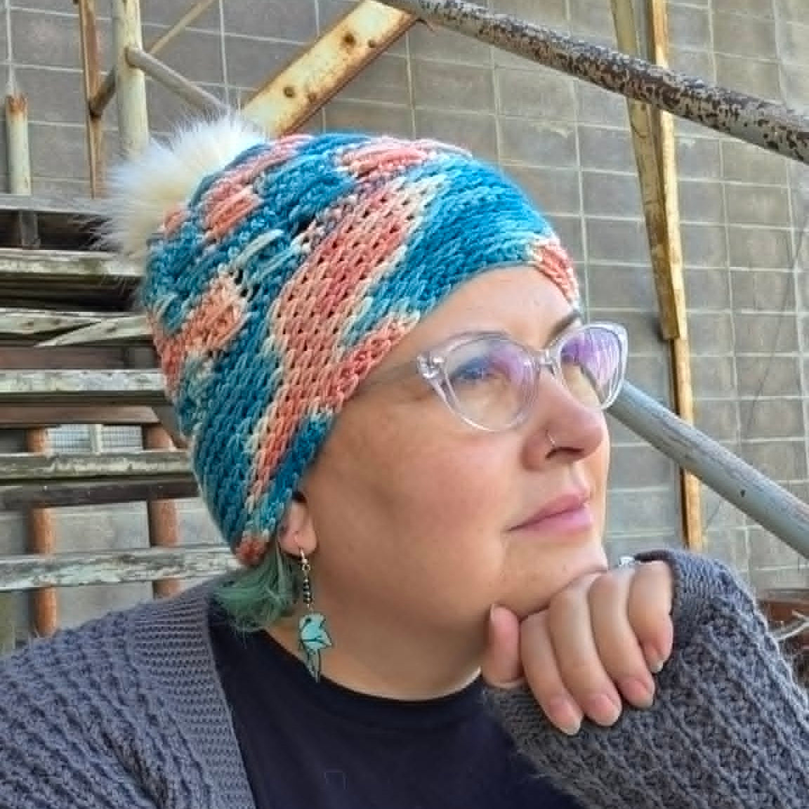 Anchored in Hope Beanie - Crochet
