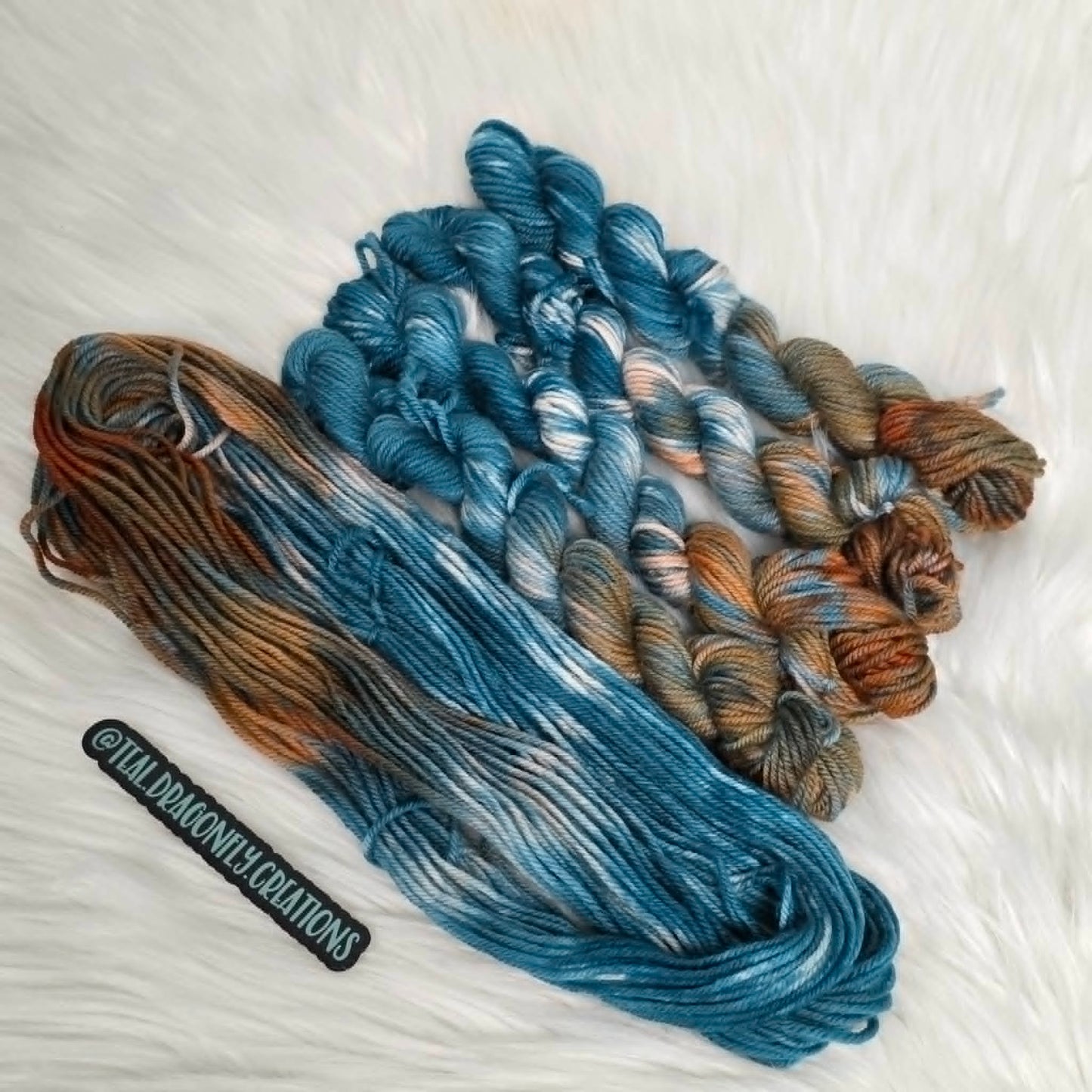 Hand-Dyed DK Minis - Spiced Earth - Soul Sisters Fibers